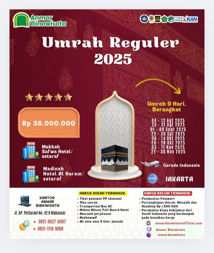 Umrah Reguler Start Jakarta *5